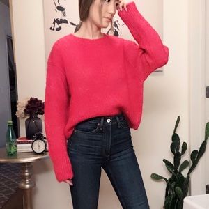 🌸 H&M Wool Alpaca Blend Sweater Pink - small 🌸